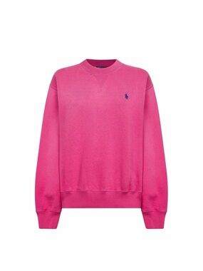 Polo by Ralph Lauren accent Hot Pink Crewneck Sweatshirt
